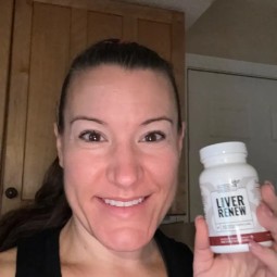 Influencer with bottle