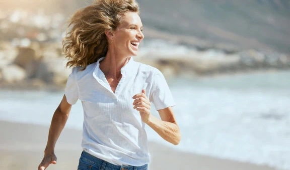 Active woman visual