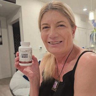 customer with a bottle