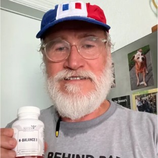 customer with a bottle