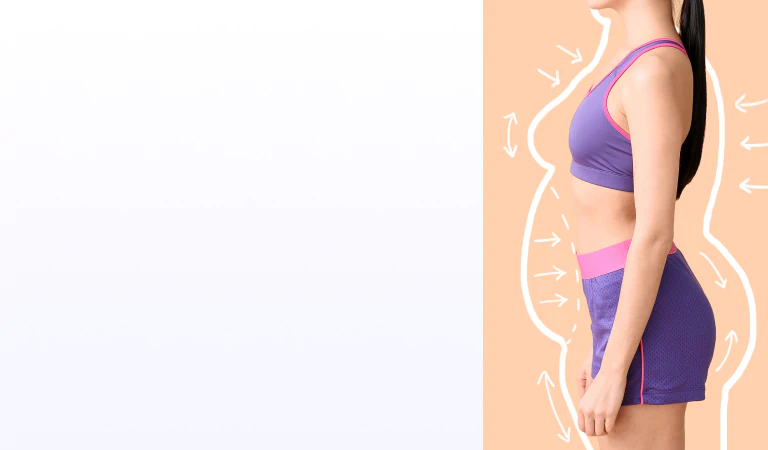 Healthy weight person