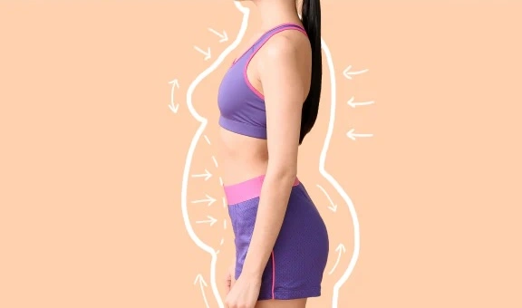 Healthy weight person