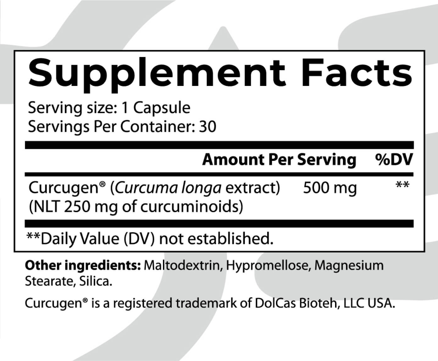 supplement facts