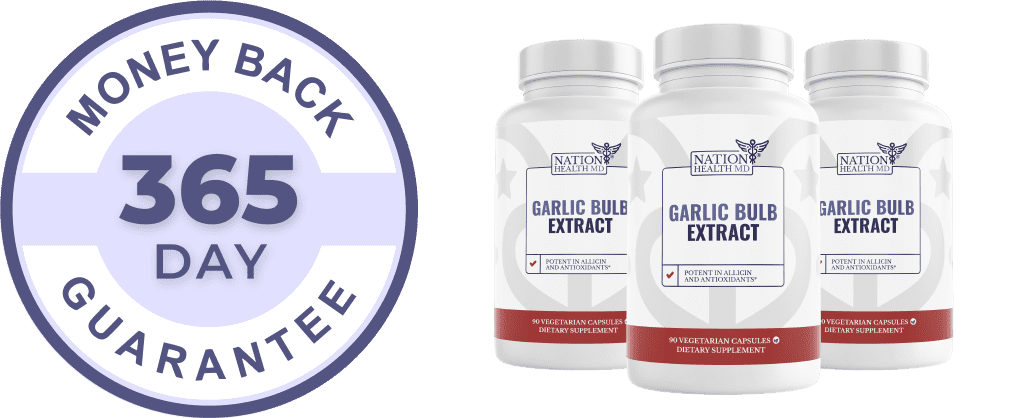 Garlic Bulb Extract bottles
