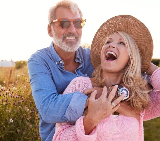 Happy couple