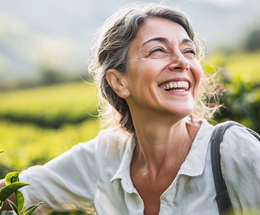 Happy woman