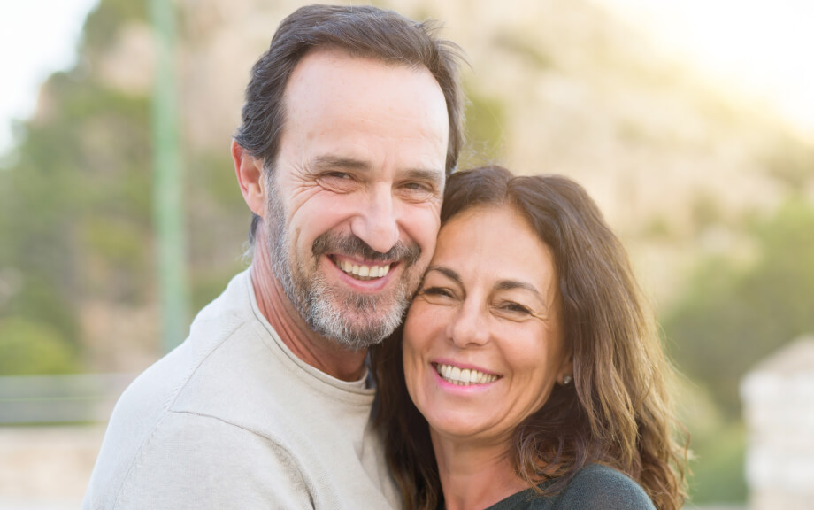 Happy middle aged couple