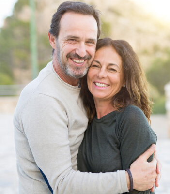 Happy middle aged couple