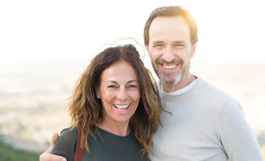 Happy middle aged couple