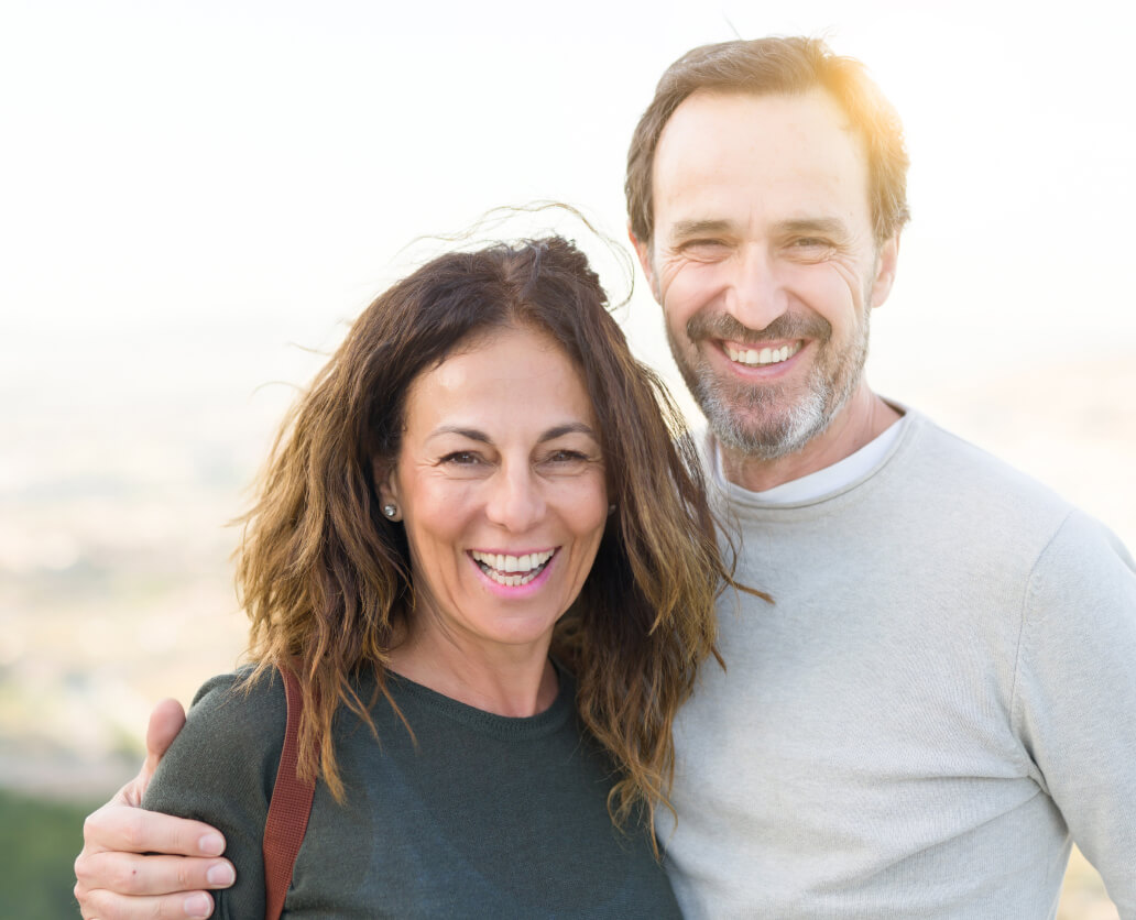 Happy middle aged couple