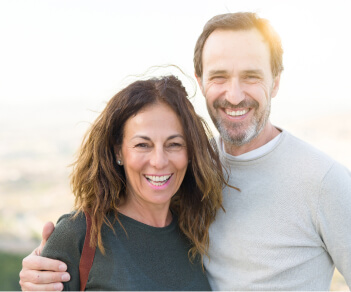 Happy middle aged couple